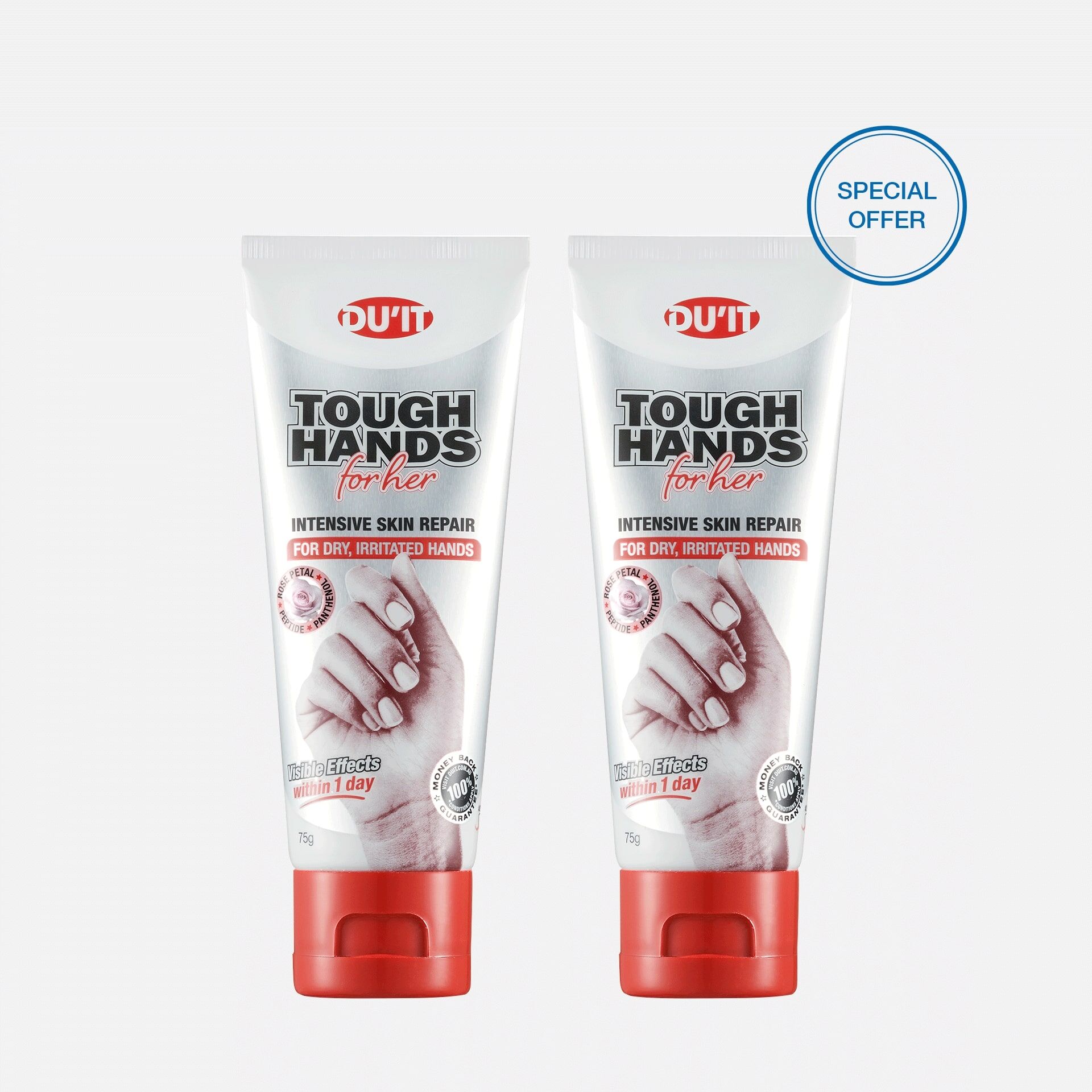 Tough Hands for Her Rose Duo | Anti-aging hand cream